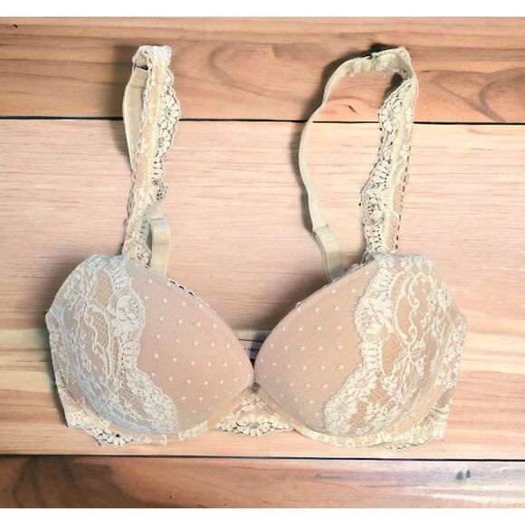 Victoria's Secret Pink Dream Angels & Date Push Up Wired Bras Size 32DD - Picture 3 of 13